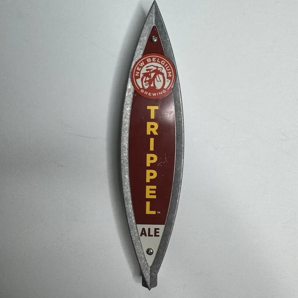New Belgium Trippel Ale Beer Tap Handle Brewery Bar Pub Draft Tap Marker